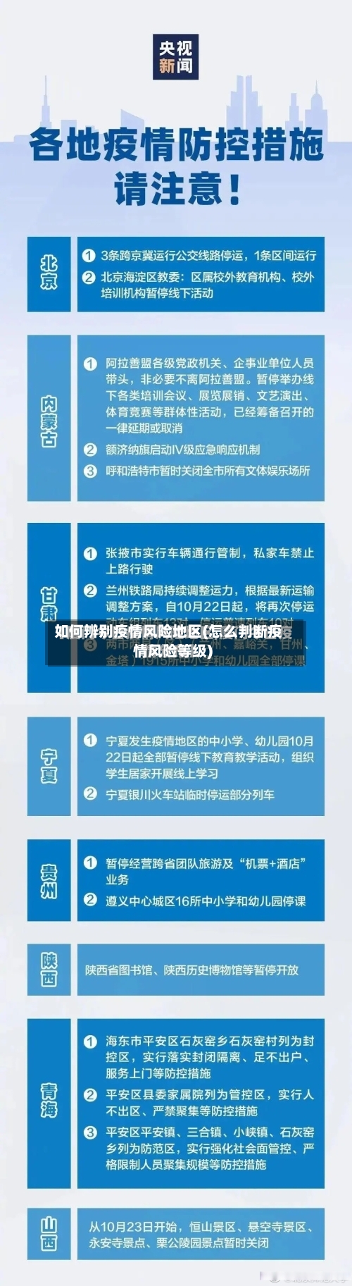 如何辨别疫情风险地区(怎么判断疫情风险等级)