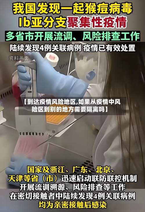 【到达疫情风险地区,如果从疫情中风险区到别的地方需要隔离吗】