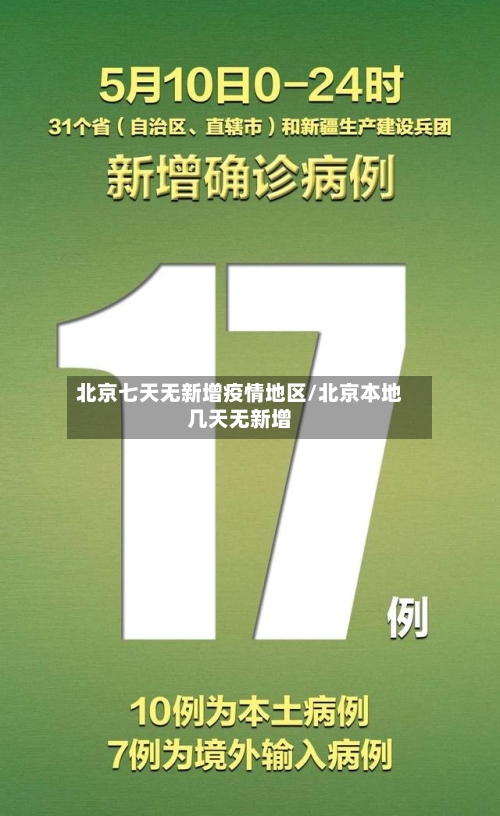 北京七天无新增疫情地区/北京本地几天无新增