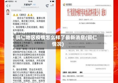 铜仁地区疫情怎么样了最新消息(铜仁情况)
