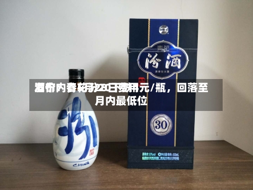 酒价内参5月28日费用发布：青花汾20下跌4元/瓶，回落至月内最低位