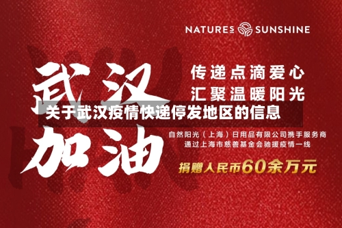 关于武汉疫情快递停发地区的信息