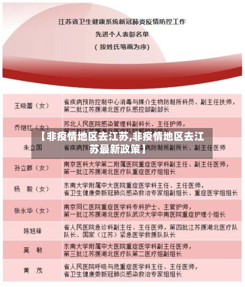 【非疫情地区去江苏,非疫情地区去江苏最新政策】