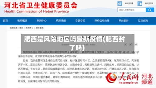 肥西是风险地区吗最新疫情(肥西封了吗)