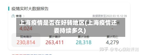 上海疫情是否在好转地区(上海疫情还要持续多久)
